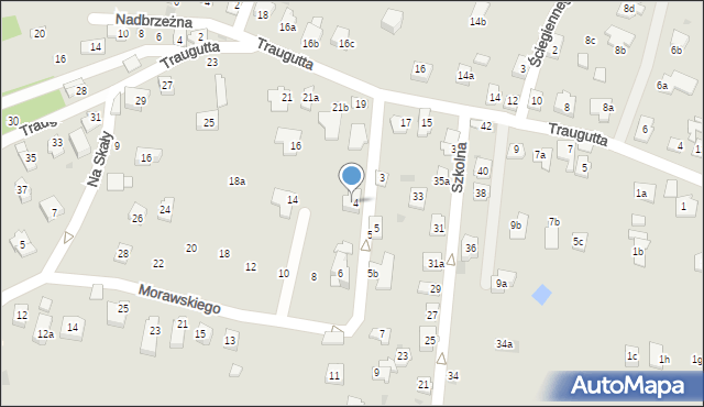 Rzeszów, Morawskiego Szczęsnego, 4a, mapa Rzeszów