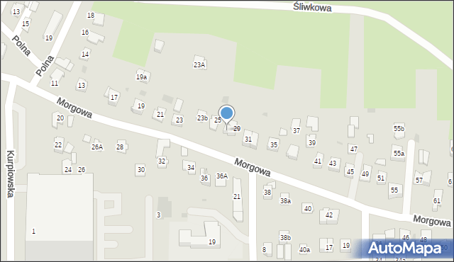 Rzeszów, Morgowa, 27, mapa Rzeszów