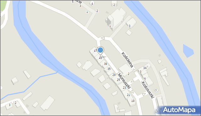 Sępopol, Moniuszki Stanisława, 43, mapa Sępopol