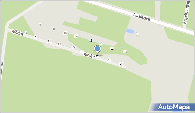 Serock, Modra, 27, mapa Serock