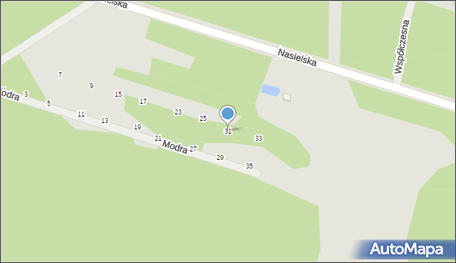 Serock, Modra, 31, mapa Serock