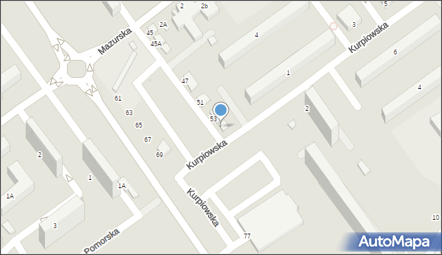 Siedlce, Monte Cassino, 55, mapa Siedlce
