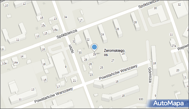 Skarżysko-Kamienna, Moniuszki Stanisława, 24, mapa Skarżysko-Kamienna