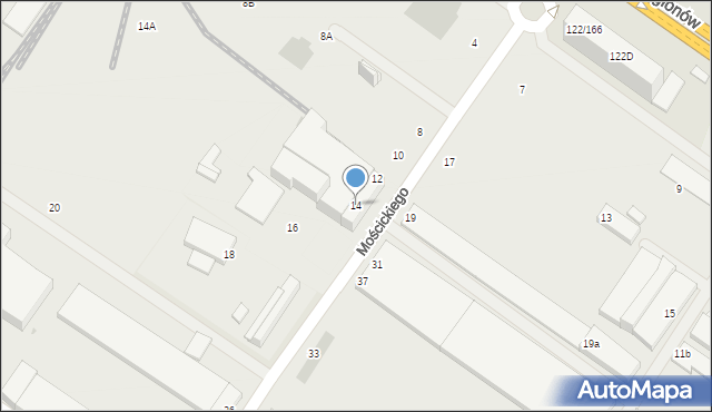 Skarżysko-Kamienna, Mościckiego Ignacego, Prezydenta RP, 14, mapa Skarżysko-Kamienna