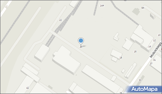 Skarżysko-Kamienna, Mościckiego Ignacego, Prezydenta RP, 20, mapa Skarżysko-Kamienna