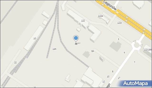 Skarżysko-Kamienna, Mościckiego Ignacego, Prezydenta RP, 8B, mapa Skarżysko-Kamienna