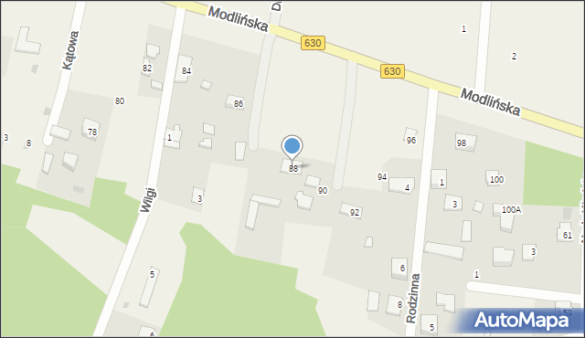 Skierdy, Modlińska, 88, mapa Skierdy