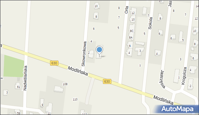 Skierdy, Modlińska, 89, mapa Skierdy