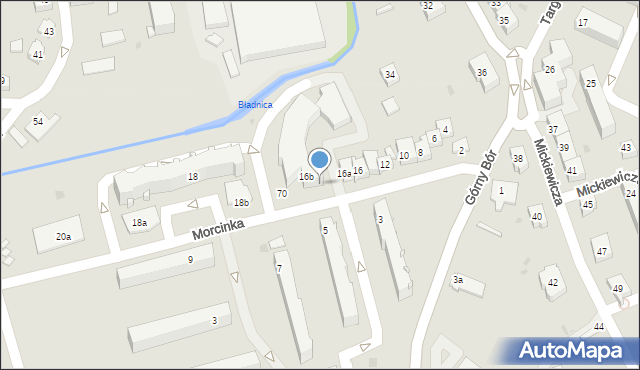 Skoczów, Morcinka Gustawa, 16c, mapa Skoczów