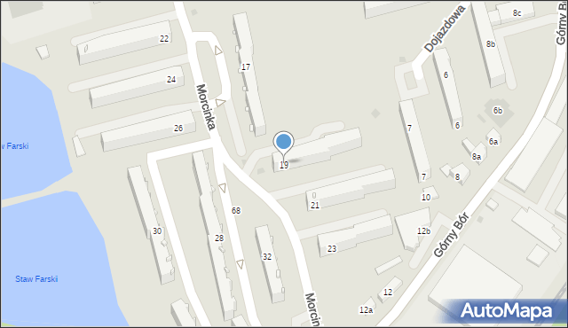 Skoczów, Morcinka Gustawa, 19, mapa Skoczów