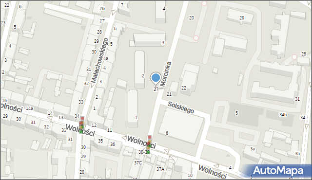 Słupsk, Morcinka Gustawa, 27, mapa Słupska