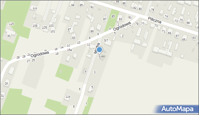 Smardzewice, Modra, 1, mapa Smardzewice