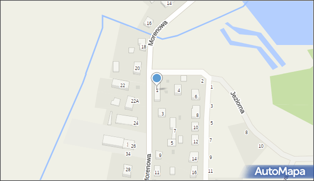 Sobowidz, Morenowa, 1, mapa Sobowidz