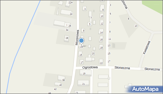 Sobowidz, Morenowa, 13, mapa Sobowidz