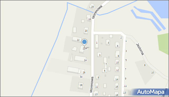 Sobowidz, Morenowa, 22A, mapa Sobowidz