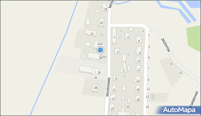Sobowidz, Morenowa, 24, mapa Sobowidz