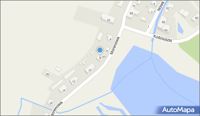 Sobowidz, Morenowa, 8, mapa Sobowidz