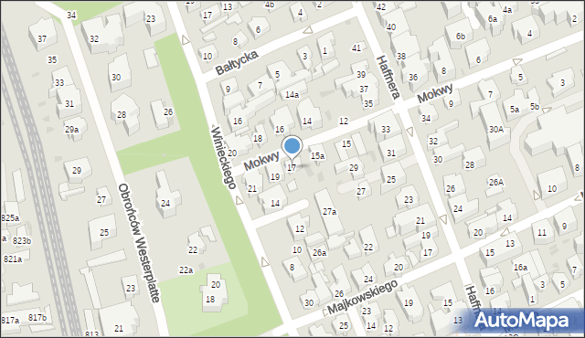 Sopot, Mokwy Mariana, 17, mapa Sopotu