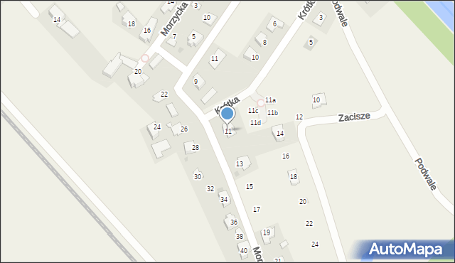 Spytkowice, Morzycka, 11, mapa Spytkowice