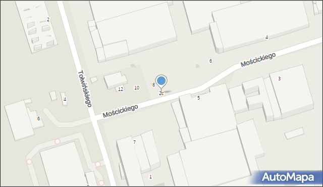 Stalowa Wola, Mościckiego Ignacego, 2c, mapa Stalowa Wola