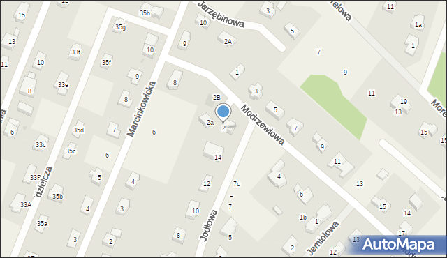 Stanowice, Modrzewiowa, 22A, mapa Stanowice