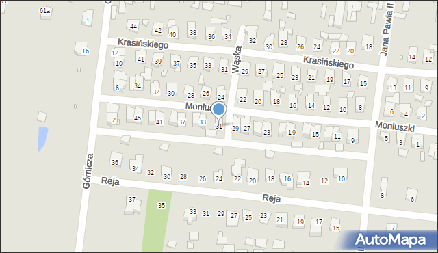 Stąporków, Moniuszki Stanisława, 31, mapa Stąporków