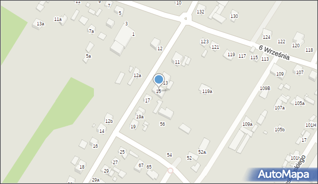 Starachowice, Moniuszki Stanisława, 15, mapa Starachowic