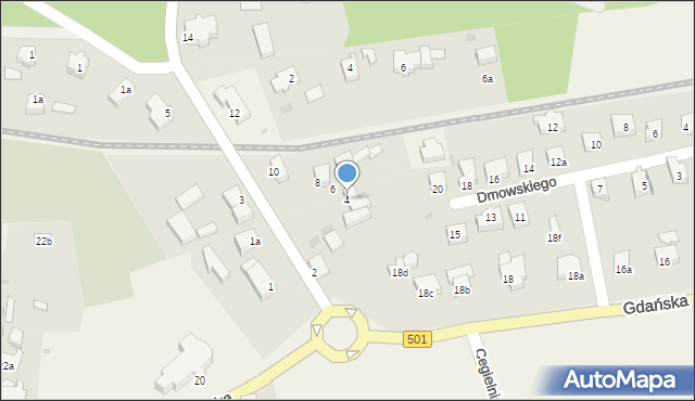 Stegna, Morska, 4, mapa Stegna