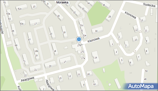 Stronie Śląskie, Morawka, 17d, mapa Stronie Śląskie