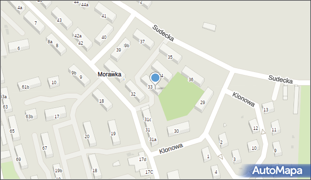 Stronie Śląskie, Morawka, 33b, mapa Stronie Śląskie