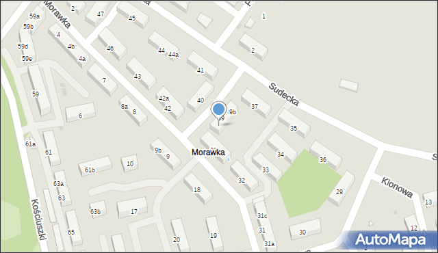 Stronie Śląskie, Morawka, 39a, mapa Stronie Śląskie