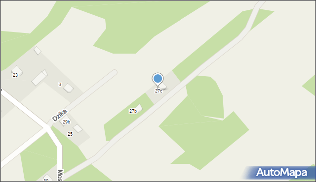 Sucha Rzeczka, Mostowa, 27c, mapa Sucha Rzeczka