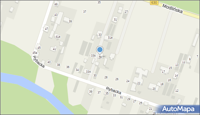 Suchocin, Modlińska, 29, mapa Suchocin
