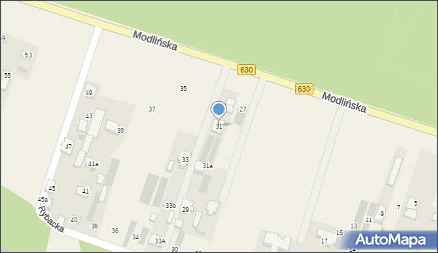 Suchocin, Modlińska, 31, mapa Suchocin