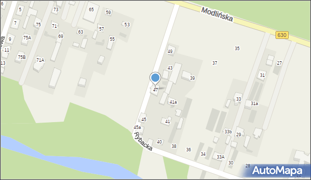 Suchocin, Modlińska, 47, mapa Suchocin