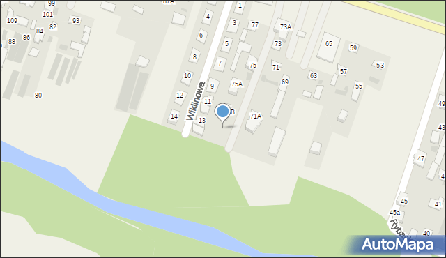 Suchocin, Modlińska, 75c, mapa Suchocin