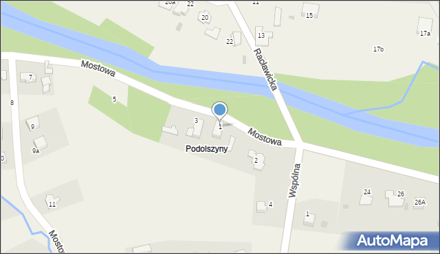 Sułkowice, Mostowa, 1, mapa Sułkowice