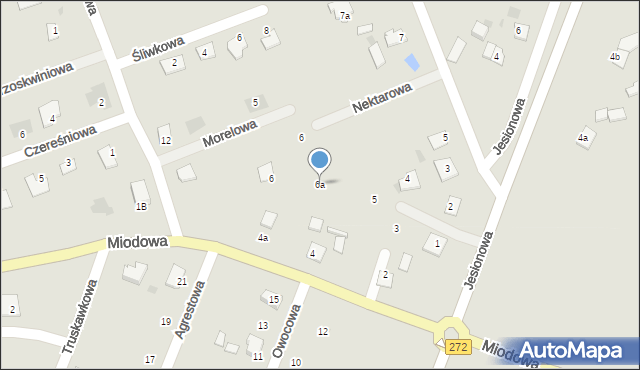 Świecie, Morelowa, 6a, mapa Świecie