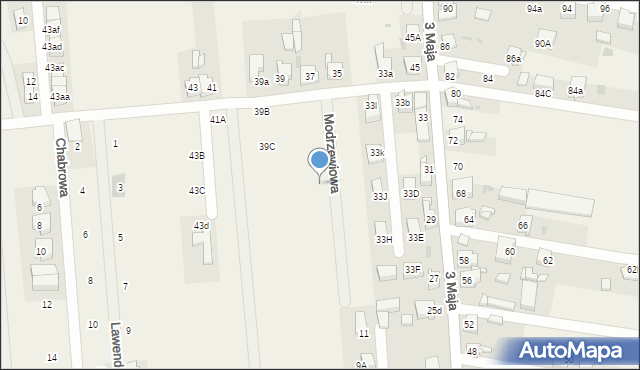 Świerklaniec, Modrzewiowa, 12, mapa Świerklaniec