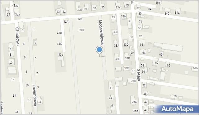 Świerklaniec, Modrzewiowa, 18, mapa Świerklaniec