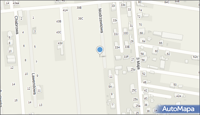 Świerklaniec, Modrzewiowa, 24, mapa Świerklaniec