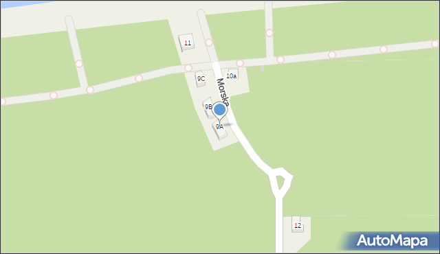 Sztutowo, Morska, 9A, mapa Sztutowo