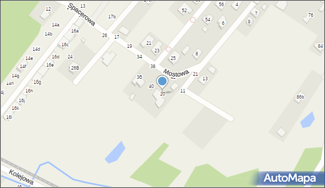 Targówka, Mostowa, 10, mapa Targówka