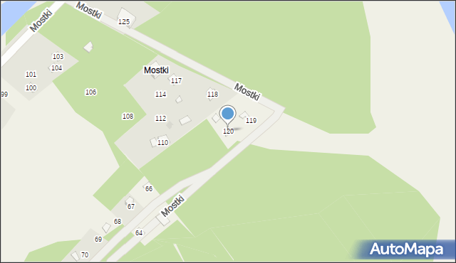 Tarnopol, Mostki, 120, mapa Tarnopol