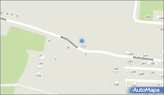 Tarnów, Modrzewiowa, 68, mapa Tarnów
