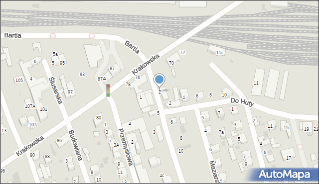 Tarnów, Monopolowa, 2, mapa Tarnów