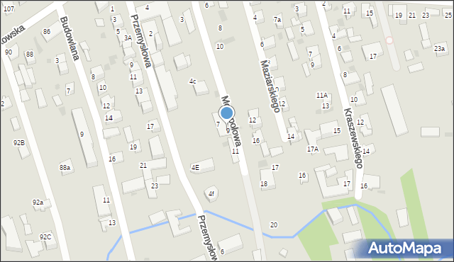 Tarnów, Monopolowa, 9, mapa Tarnów