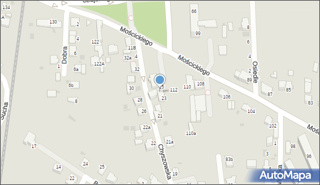 Tarnów, Mościckiego Ignacego, 114, mapa Tarnów