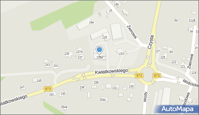 Tarnów, Mościckiego Ignacego, 235a, mapa Tarnów