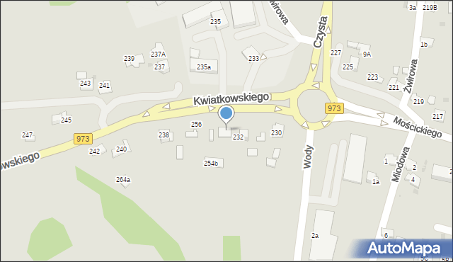 Tarnów, Mościckiego Ignacego, 254A, mapa Tarnów